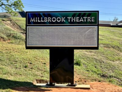 Millbrook marquee returns to shine at community theater