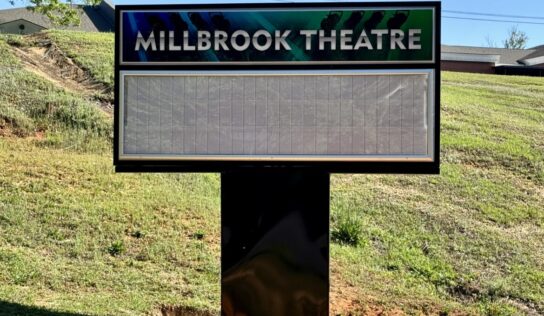 Millbrook marquee returns to shine at community theater