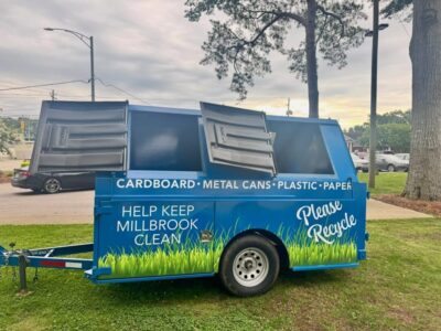 Mobile recycling trailer helps bring service into the community