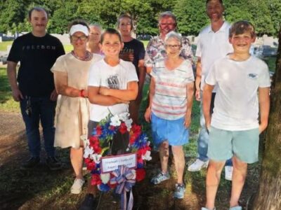 Patriotic ceremony honors Revolutionary War veteran buried in Pine Level